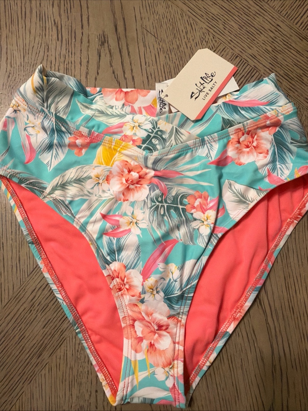 Salt Life Swim Bottom Women Size M Live Salty Living